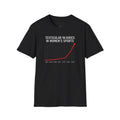 Testicular Injuries in Women's Sports Chart T-shirt